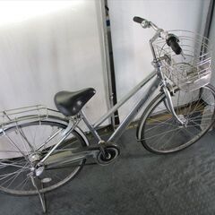 Ｄ106　★限定特価　整備済み★ブリヂストン　アルベルト　シルバー★ 中古自転車 【27インチ】
