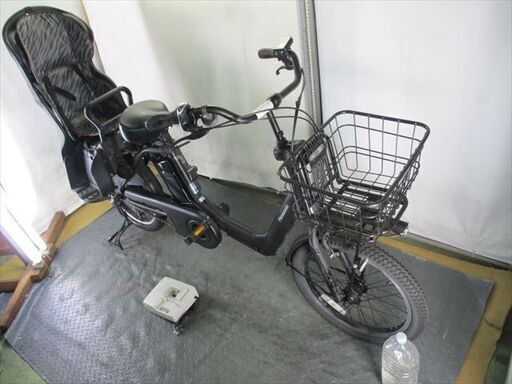 Ｄ111　★整備済み　中古電動自転車　Panasonic　ギュットアニーズ　3人乗り対応車★【20インチ　8.9Ahバッテリー新品】