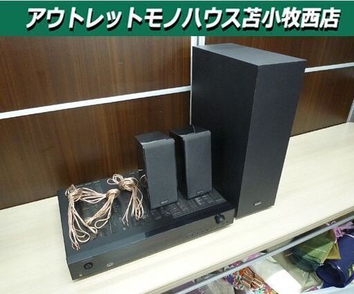 セットアップマイクとリモコン欠品 デノン ホームシアターシステム 2.1ch DHT-S500HD 中古 DENON 苫小牧西店