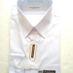 日本製 Yシャツ 白  胸ポケット付 スーツ用 新品 サイズ40-82