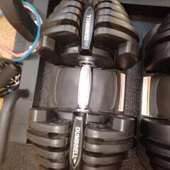 片方5kg〜40キロまで即調整可能！筋トレがストレス無く行えます！