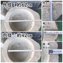 石臼（高さ約40cm）