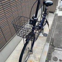 折りたたみ自転車(鍵・ライト付き)