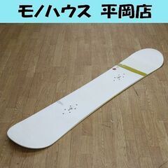 150cm BURTON スノーボード 板のみ ホワイト×イエロ...