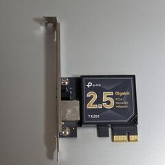 TP-Link 2.5Gbps LANカード PCI-E アダプ...