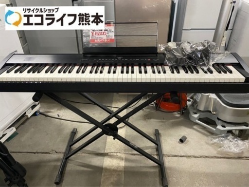 KAWAI 電子ピアノ 88鍵 es1 譜面台 スタンド フットペダル付き