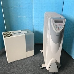 Ⓜ️商品　【土日対応】電気オイルヒーター＆加湿機