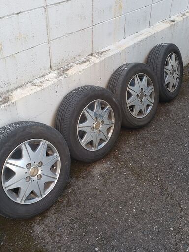 165/65R13　アルミ付スタッドレスタイヤ　ブリヂストン　4本 165/65R13 アルミ付スタッドレスタイヤ ブリヂストン 4本 ブリヂストン