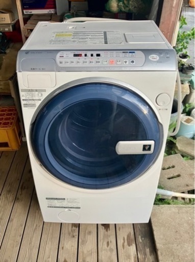 【値引特電】シャープ・SHARPドラム洗濯乾燥機（中古品)