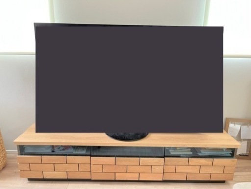 TVローボード（約180cm）★天然木化粧繊維板