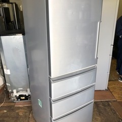 福岡市内配送無料　AQR-361EL-S 冷蔵庫 ミスティシルバー [4ドア /左開きタイプ /355L]