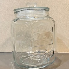【未使用】ガラス製食品保存容器 クッキージャー