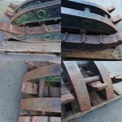 0.45クラスフォーク ツカミ ハサミ 解体や林業に 日立EX120で使用