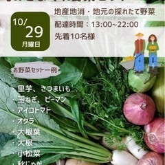 地産地消【お野菜セット】無料配達致します！