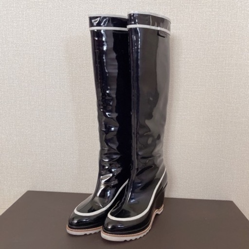 【付属品完備】セリーヌ ブーツ 22.5cm 35 エナメル