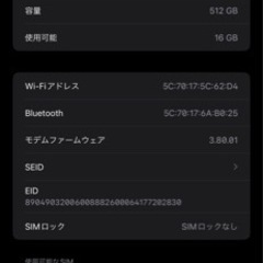 iphone12pro max 512GB Apple版SIMフリー 残債無し
