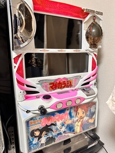 スロット メーシー 魔法少女まどか✩マギカ 通常パネル コイン不要機＆静音コンバーター付き