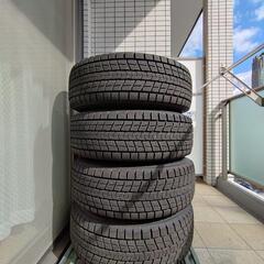 スタッドレスタイヤ、ホイール4本セット　JKラングラー等（引き取り限定）
