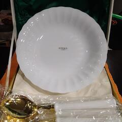 深皿（カレー皿）スプーン　5枚セット