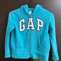 GAP パーカー ターコイズブルー 6～7歳 Sサイズキッズ