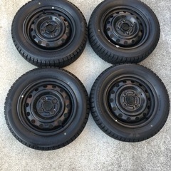 ブリヂストン155/65R13夏タイヤ冬タイヤ計8本三菱純正ホイール付 ブリヂストン155/65R13夏タイヤ冬タイヤ計8本三菱純正ホイール付