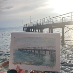滋賀県(湖西、湖南)で水彩画スケッチに興味がある方募集します！