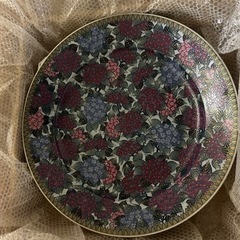 藤井勝雲　鉢　染錦　紫陽花分2尺