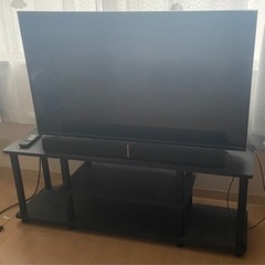 43インチ　4Kモニタ　テレビ台セット