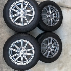 【値下げ】中古スタッドレスタイヤホイールセット4本　165/70R14