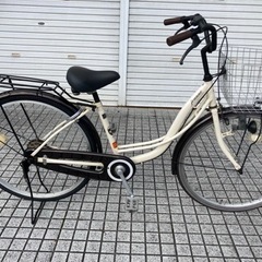 26インチ自転車】変速なし リヤタイヤ、チューブ、前カゴ新品❗️若林 