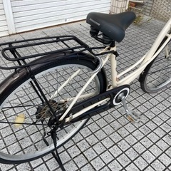 26インチ自転車】変速なし リヤタイヤ、チューブ、前カゴ新品❗️若林 