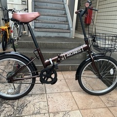 折り畳み自転車　【美品】