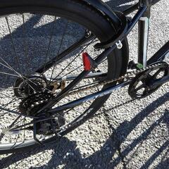 中古子供自転車2776 前後タイヤ新品！ 24インチ 6段ギヤ LED