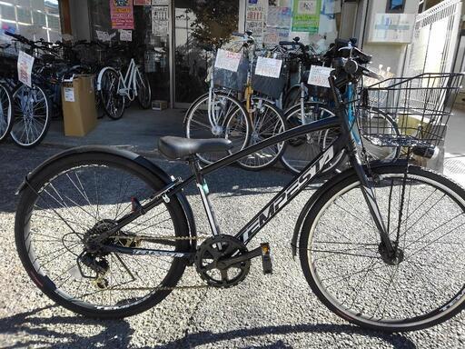 中古子供自転車2776 前後タイヤ新品！ 24インチ 6段ギヤ LED  