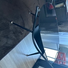 天板ガラス製ローテーブル