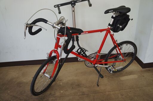 自転車工房モデル　ミニベロ、 ARKS　アークス　ARKS501　　20インチ　サドルバッグ付き　Wレバー