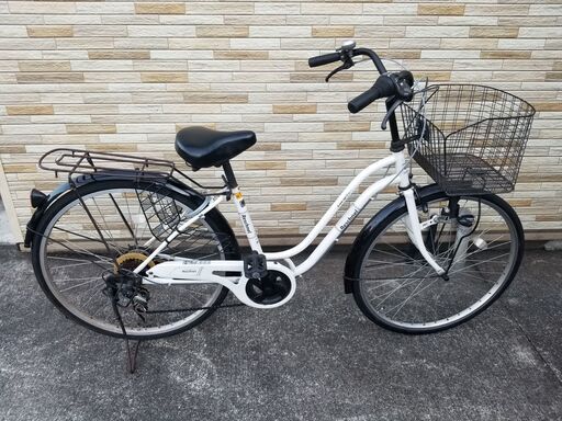 中古自転車 外装6段変速 26インチ LEDブロックダイナモ 029MM軽整備済み 防犯登録対応 町田市 相模原市