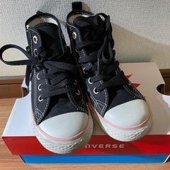 【値下美品】18センチ女児　ハイカットconverse