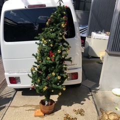 決まりました。　　中古　クリスマスツリーと装飾品