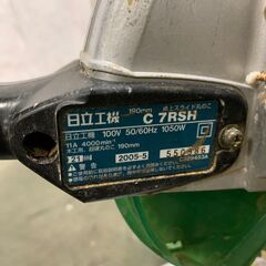 【HITACHI】 日立工機 190mm 卓上スライド丸のこ C7RSH