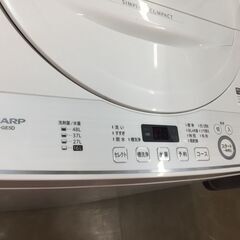 ☆値下げしました☆【中古品】洗濯機 シャープ ES-GE5D 5.5kg 2020年