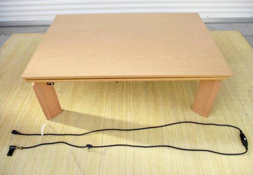 ニトリ　リビング継脚コタツ　SPT3-120LBR　テーブル　120×80　ライトブラウン　木目調デザイン　一年中使用可能　こたつ　座卓　NITORI
