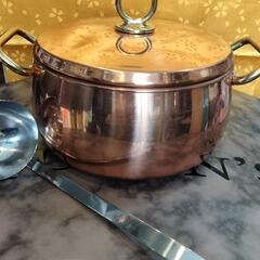 純銅製両手鍋　