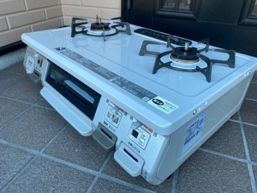 2019年製 リンナイ ガスコンロRT64MH7R-CR 右強火 水なし片面焼きグリル 都市ガス専用(1028k)