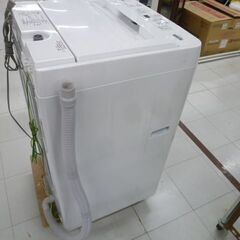 洗濯機 4.5kg 2022年製 ヤマダセレクト YWM-T45H1 ホワイト 全自動 1人暮らし 単身 家電 ヤマダ電機 苫小牧西店