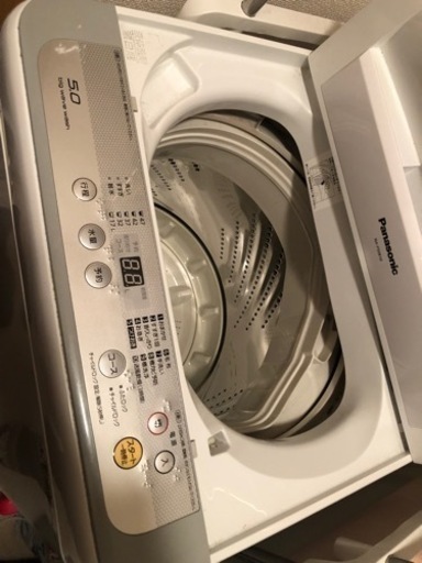 洗濯機 5.0kg 2017年購入 Panasonic
