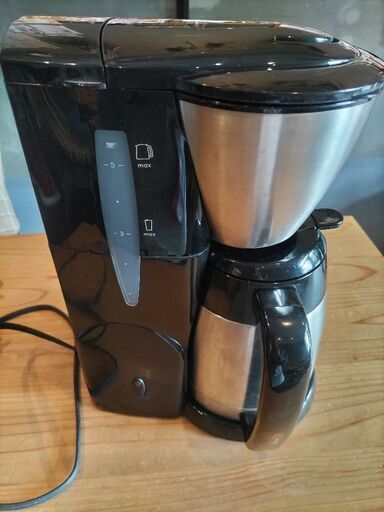 ※お値下げしました メリタ コーヒーメーカー アロマサーモステンレス 《ブラック》