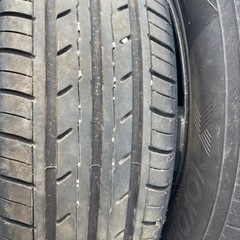 日産ノートDBA-E12に装着アルミ+タイヤ 美品