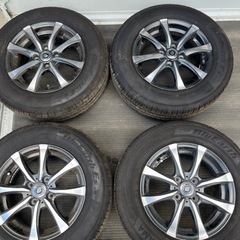 日産ノートDBA-E12に装着アルミ+タイヤ 美品