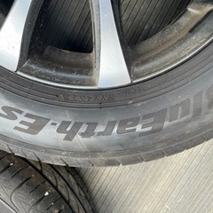 日産ノートDBA-E12に装着アルミ+タイヤ 美品